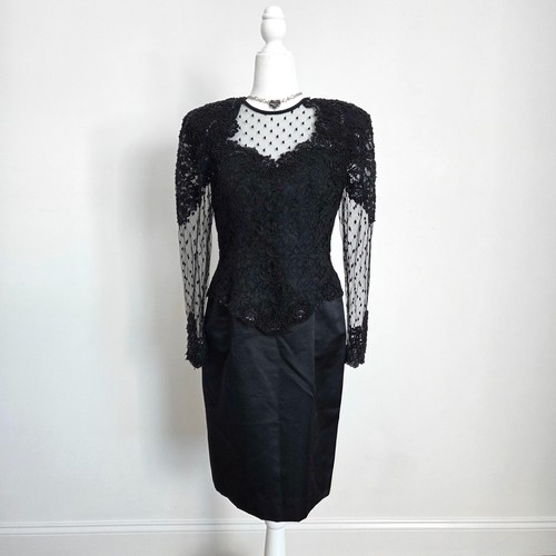Abito vintage gotico - , nero