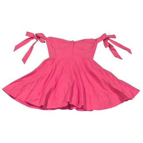 Mini abito corsetto - rosa, caldo