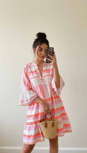 Abito tunica greco resort boho