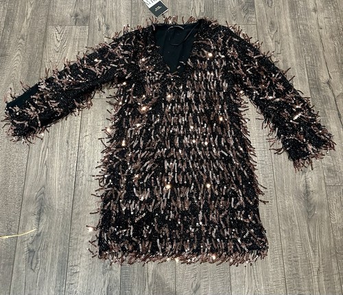 Zara mini abito paillettes - zara,