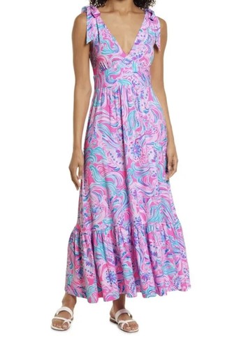 Maxi abito lilly pulitzer - lilly,