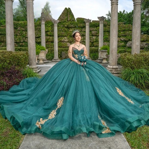 Abito smanicato quinceanera - abito,