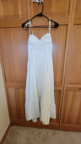 Vestito donna bianco floreale