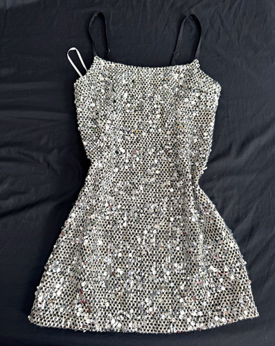 Mini abito slip - , paillettes