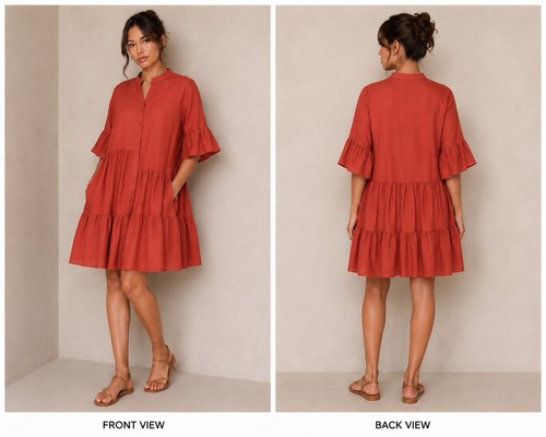 Abito babydoll strati in - babydoll,