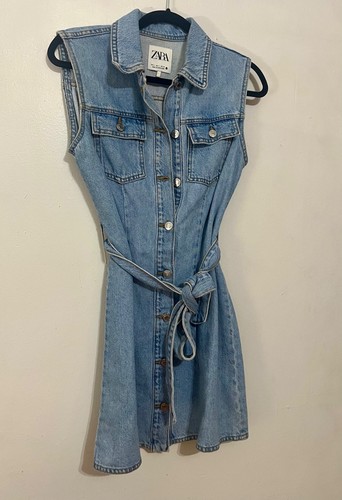Abito camicia denim zara con - zara,