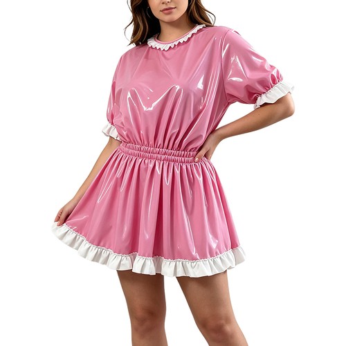 Abito ruffles manica corta - ruffles,