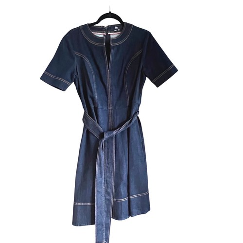 Boden abito denim cuciture oro