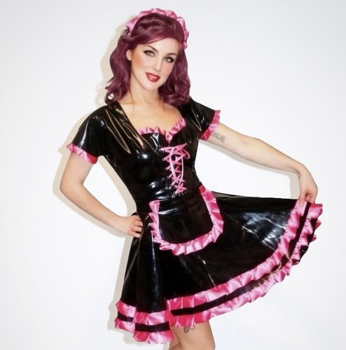 Abito sissy maids misfitz nero - misfitz,