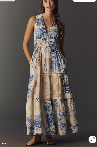Anthropologie donna avorio blu - anthropologie, avorio/blu