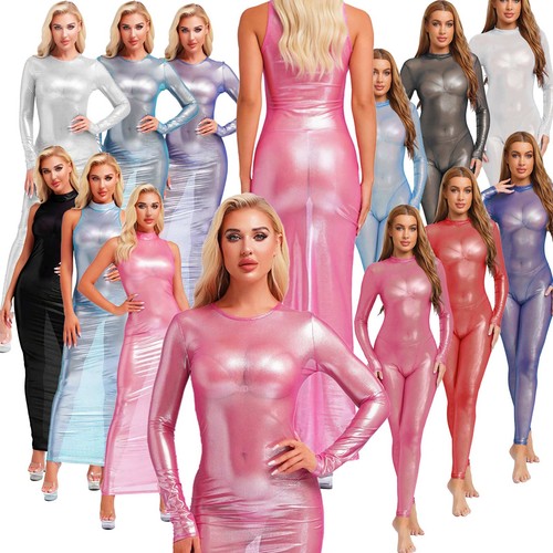 Body donna metallizzato